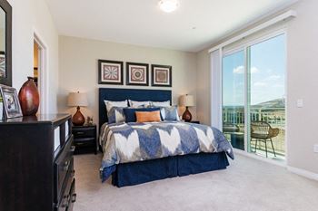 Stylish woven carpet in bedrooms